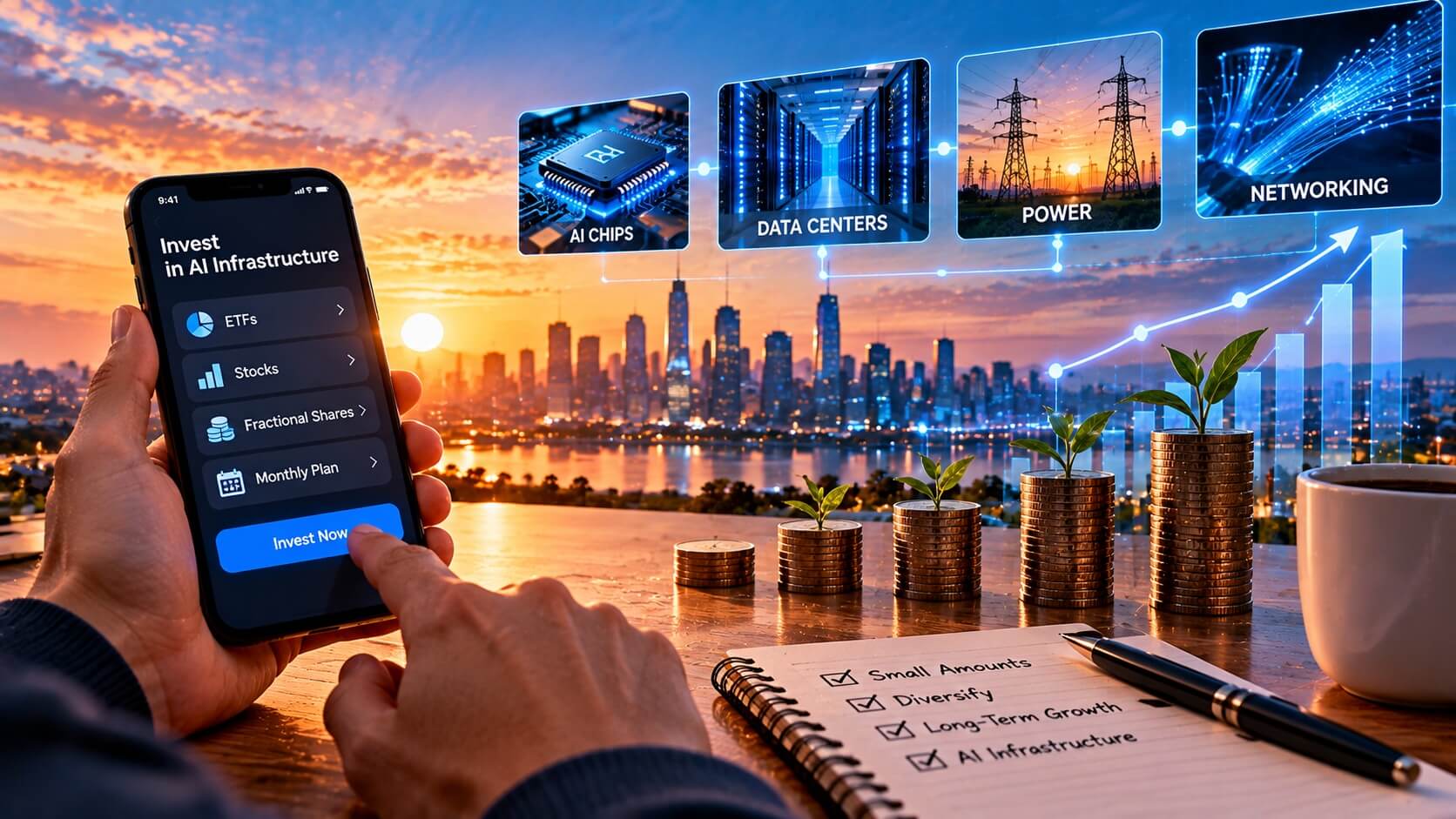 How to Invest Small Amounts in AI Infrastructure