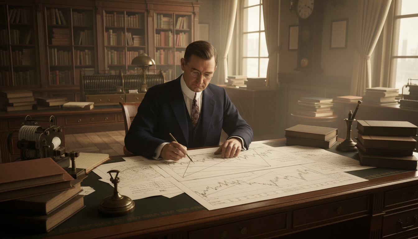 William D. Gann — The Mysterious Trader Who Turned Market Geometry Into a System